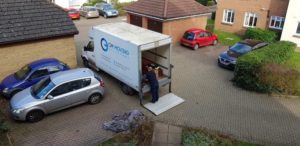CM Moving Solutions - Carefully loading the van